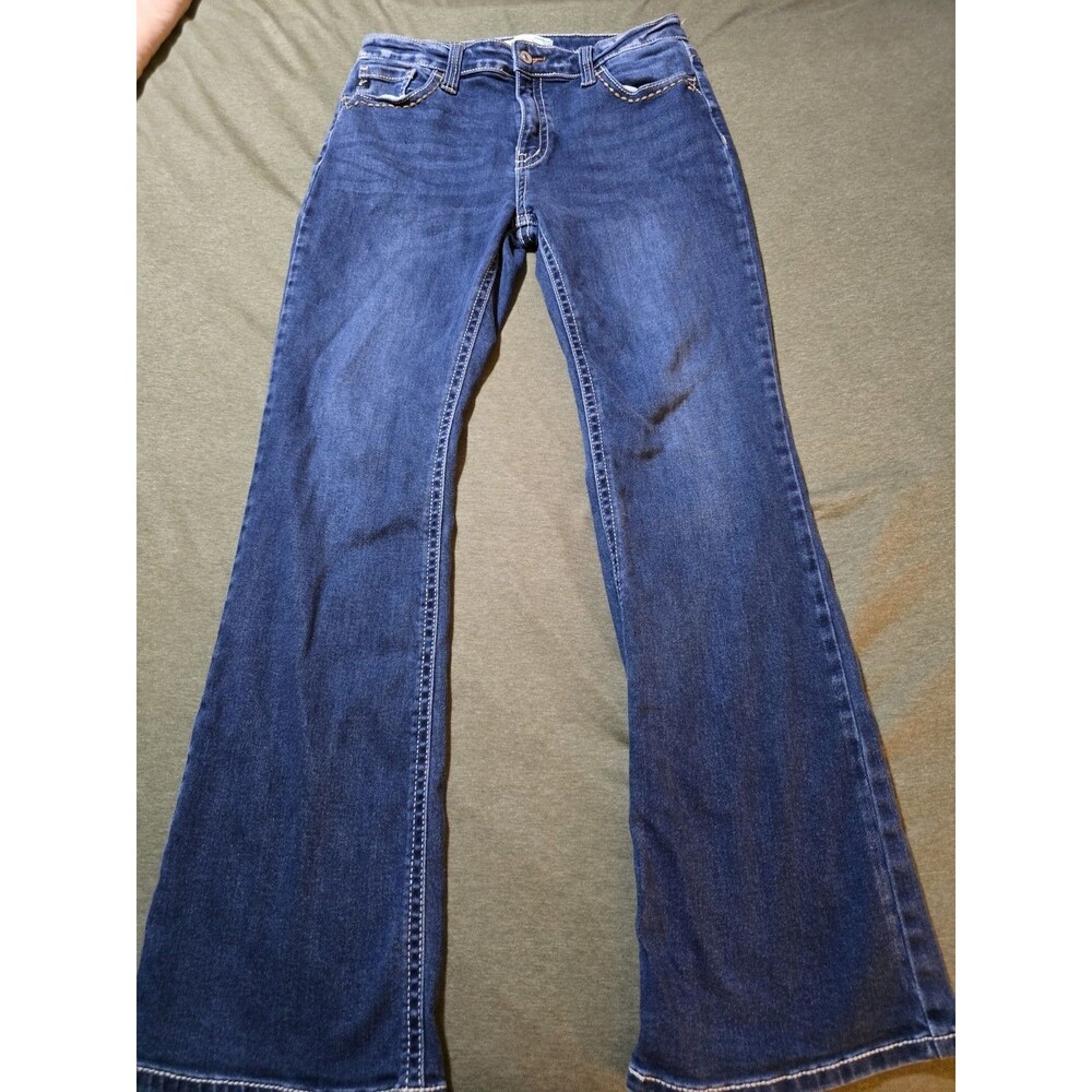 Kancan For Maurices Womens Flare Jeans Size 30 Stretch Cotton Blend
